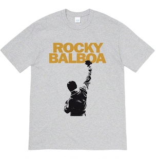 洛奇Rocky Balboa史泰龙电影复古短袖男女情侣T恤纯棉t原创tshirt