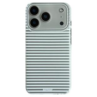 由里公园ins韩系极简博主风磨砂白色条纹17适用17pro苹果17ProMax手机壳iPhone16全包14新款16Promax保护套女