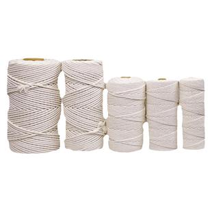 棉绳棉线绳手工diy材料挂毯编织线钩包线捆绑绳束口绳粗细棉绳子