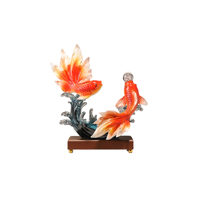 年年有余入户门口玄关钥匙收纳摆件创意客厅鞋柜招财锦鲤鱼装饰品