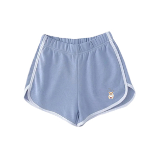 女夏季卡通印花三分阔腿裤舒适休闲短裤宽松运动热裤松紧腰可爱睡