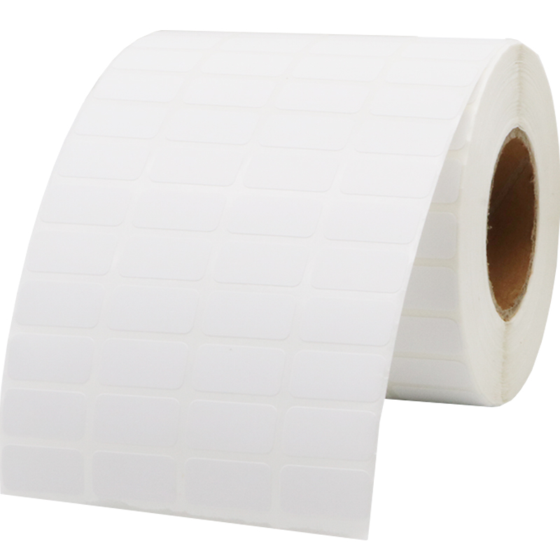 小号条码标签铜版纸不干胶25 15*5 6 8 20 10 12 16 18 28三四五排打印贴纸空白条码打印贴纸 可手写价格贴