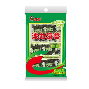 波力海苔原味海苔片即食儿童零食紫菜寿司海苔碎拌饭袋装小包装