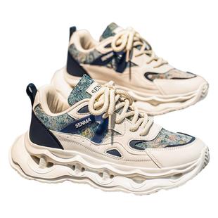 森马男鞋2025新款冬季老爹鞋青少年休闲跑步运动鞋加绒保暖棉鞋W