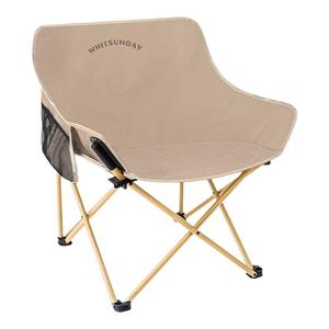 疆屿月亮椅露营椅子户外折叠椅便携式躺椅钓鱼凳沙滩椅野餐桌椅