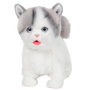 科迈特舔舔猫玩具儿童甜甜喵智能电动宠物猫咪玩偶仿真会走会叫