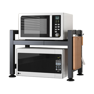 厨房伸缩微波炉架子置物架