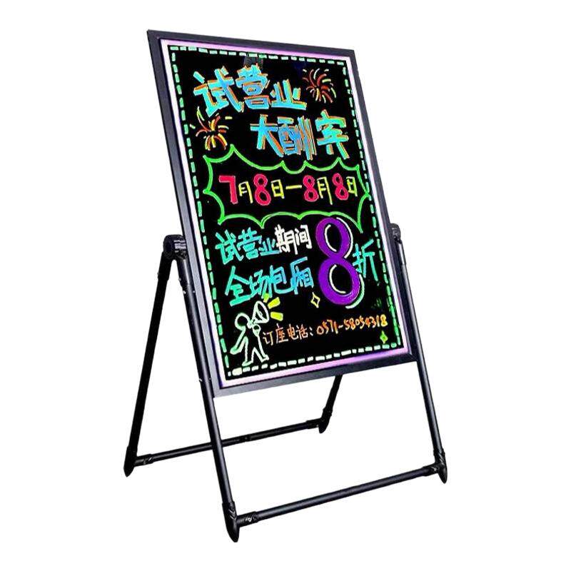led电子荧光板悬挂式夜发光摆荧光板