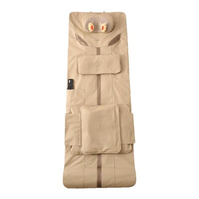 妙界W2按摩垫全自动揉捏家用全身拉伸躺垫背部电动气囊折叠按摩椅