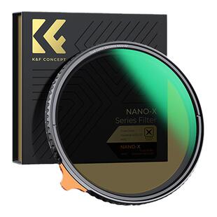 卓尔可调ND2-32真彩减光镜NANO-X系列可变nd滤镜不偏色滤镜49 58 67 72 77 82mm人像摄影适用佳能富士尼康