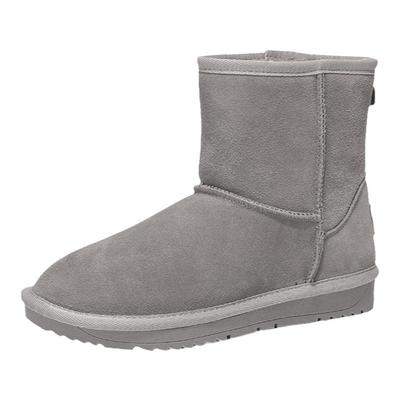 达芙妮雪地靴女加绒马丁靴长靴