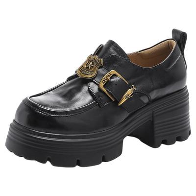 星期六小个子增高时尚百搭乐福鞋