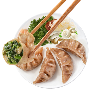 野人日记魔芋羽衣甘蓝蒸饺500g