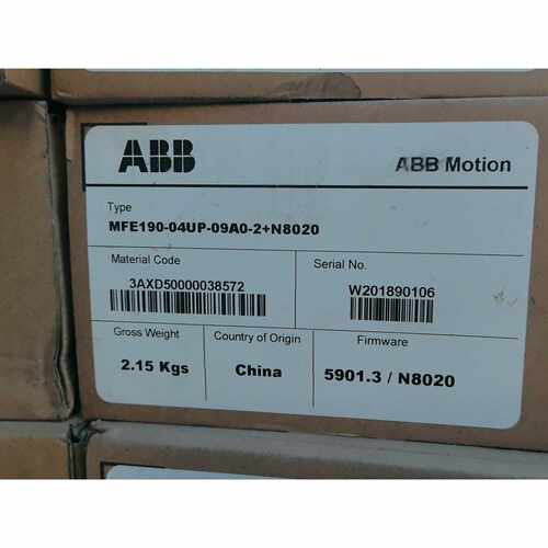 议价ABB全新2KW伺服驱动器MFE19004UP09A0维修