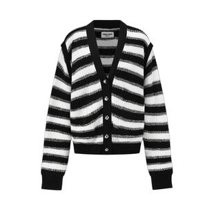 SHRO ENRODéchainéesla系列 女士V领条纹毛衫外套 301469