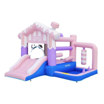 AirMyFun雪糕粉儿童充气城堡蹦床