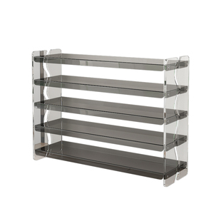 家用室内好看鞋架子宿舍卧室亚克力透明多层简易门口鞋架现代简约