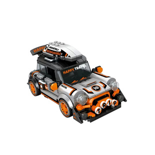 森宝积木mini迷你积木JCW八格汽车模型儿童拼装赛车玩具男孩礼物