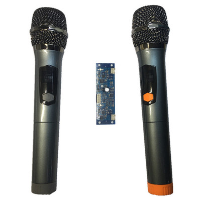 音箱UHF双咪数字显示无线话筒