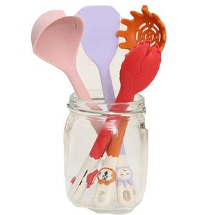 迪迪尼卡辅食铲婴儿童宝宝辅食铲勺漏勺油刷辅食工具厨锅铲硅胶夹