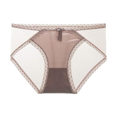 Alitayxx超薄冰丝蕾丝纯棉裆内裤