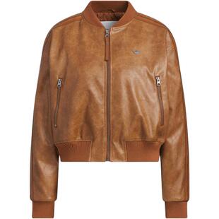 adidas阿迪达斯三叶草女子运动休闲复古棉服外套KC2655