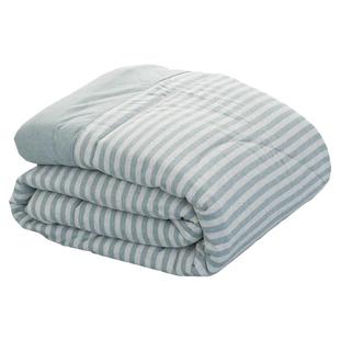 天竺棉秋冬被子可水洗机洗春秋被无印纯棉四季针织棉冬季加厚被芯