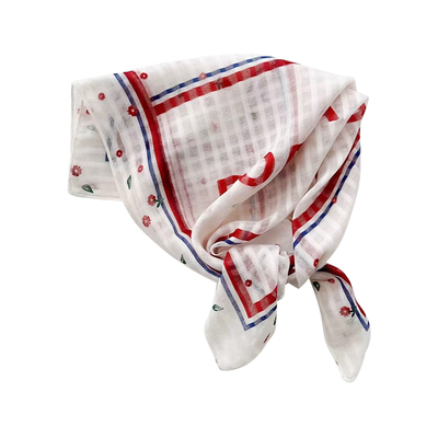 玛诗杜MUSTKOO 韩系街头甜辣字母棉麻头巾女款MS-7304