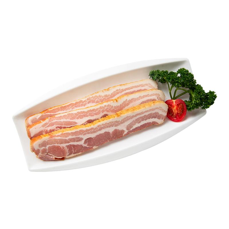 柏纳夫厚切培根原切1kg三明治烤肉培根片微烟醺培根肉早餐家用