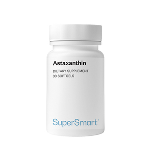 SuperSmart天然虾青素软胶囊口服精华雨生红球藻非磷虾油进口原装