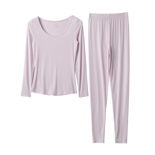 10A抗菌120支兰精莫代尔肌底衣打底套装 秋衣秋裤薄软保暖 秋冬款