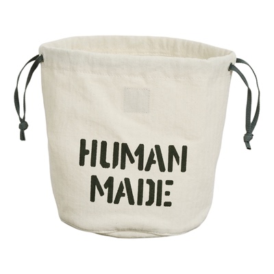 HUMANMADE猿人头做旧水桶包