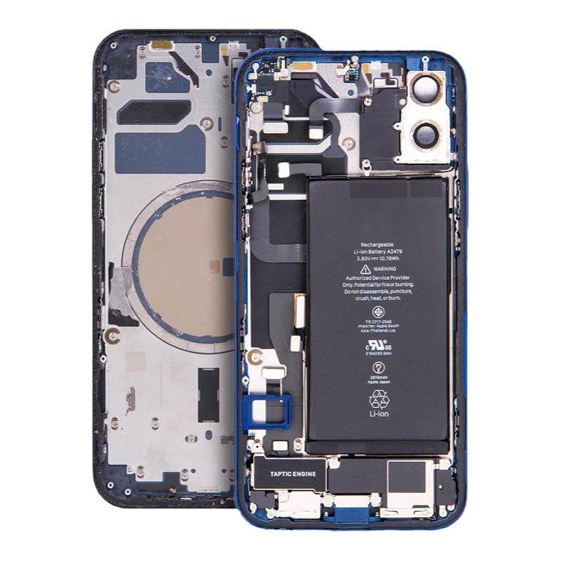 适用苹果12中框iphone12maxmax后壳12pro原装拆机后盖12mini总成