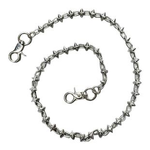 AVAVAVA小众设计感牛仔裤腰链简约骷髅头铆钉裤链包包挂链嘻哈ins