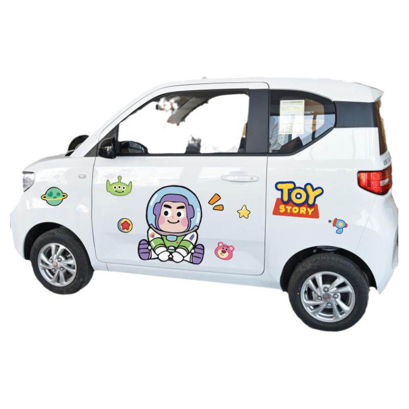 五菱宏光miniev玩具总动员贴纸装饰车身贴巴斯光年卡通车贴冰淇淋