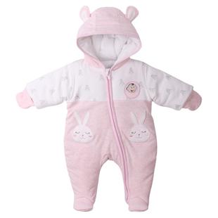 婴儿连体衣秋冬宝宝外出抱衣婴幼儿爬服长袖连脚加厚保暖新生儿服