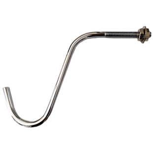 台球架杆铜钩架挂杆器铜勾子金色挂钩架杆器三角架挂勾桌球杆吊钩