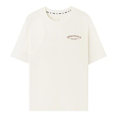 斯凯奇纯棉t恤短袖LOGO上衣