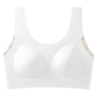 贝迪纯发育期少女隐形内衣女学生高中生初中生青少年文胸背心