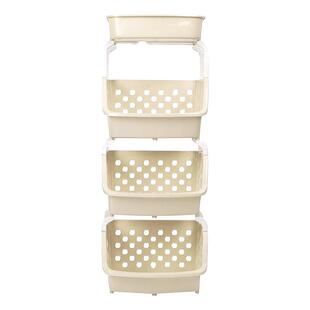 厨房置物架小推车落地多层果蔬菜篮子儿童玩具收纳筐零食储物架子