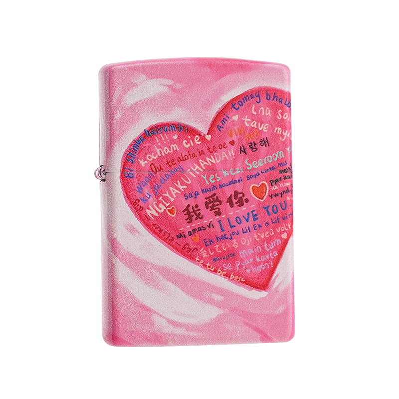 zippo百语说爱你爱情礼盒套装