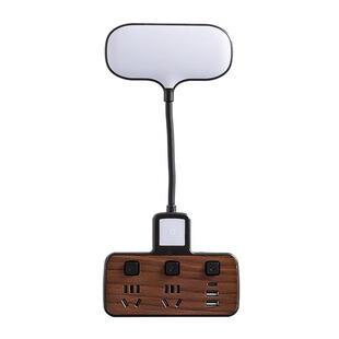 卧室床头阅读台灯喂奶起夜小夜灯护眼柔光简约家用转换器插座壁灯