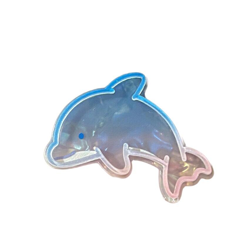 奇景梦幻！小海豚发夹！趣味刘海夹前额碎发夹子头饰盘发器侧边夹