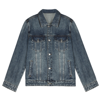 复古牛仔衬衫外套女春秋百搭上衣