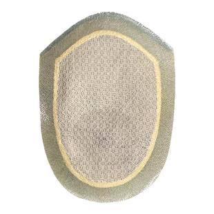 超薄男士假发全真发双递针隐形无痕头顶补发高端逼真自然短发定制