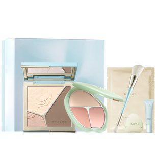 【直播专享】彩棠TIMAGE三色腮红+修容盘 哑光高光膨胀彩妆套装