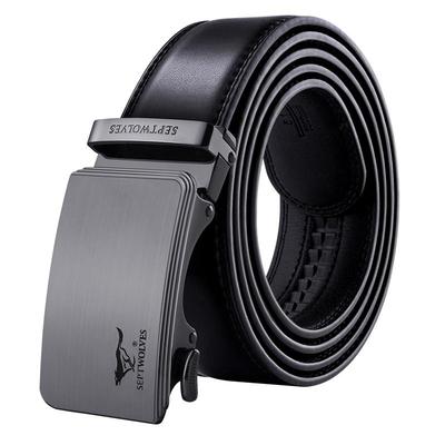 七匹狼休闲自动扣商务真皮皮带