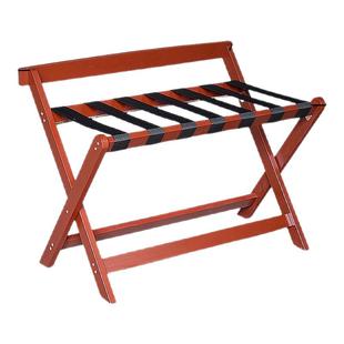 五星级酒店放行李箱的架子实木可折叠收纳床头置物架卧室放衣服架