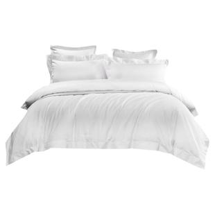 五星级酒店床上用品四件套全纯棉床单床笠款被枕民宿宾馆定制logo