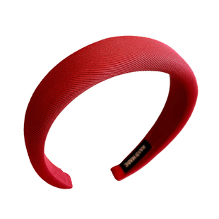 儿童新年格纹发箍女童高颅顶不勒头宽边头箍小女孩拜年氛围感发卡